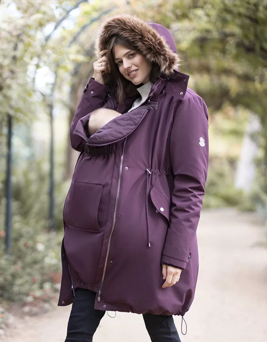 New Seraphine Abrigo 6-En-1 De Alta Calidad Con Forro De Plumon Extraible