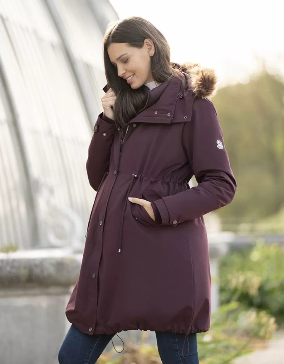 New Seraphine Abrigo 6-En-1 De Alta Calidad Con Forro De Plumon Extraible