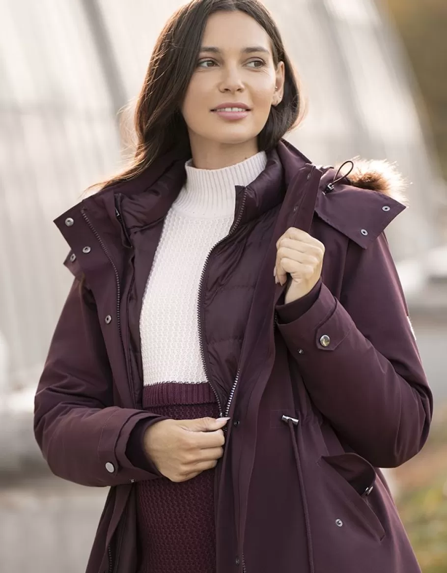 New Seraphine Abrigo 6-En-1 De Alta Calidad Con Forro De Plumon Extraible