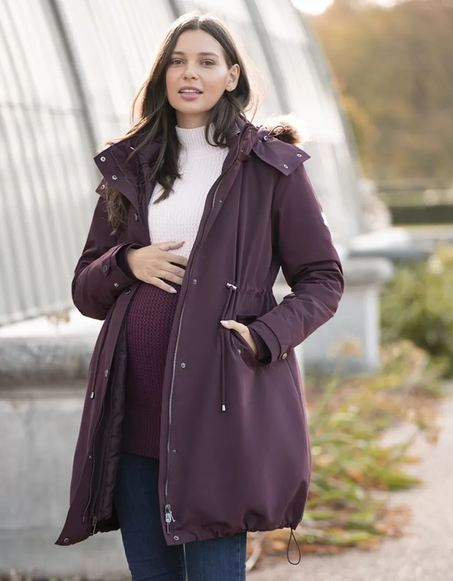 New Seraphine Abrigo 6-En-1 De Alta Calidad Con Forro De Plumon Extraible