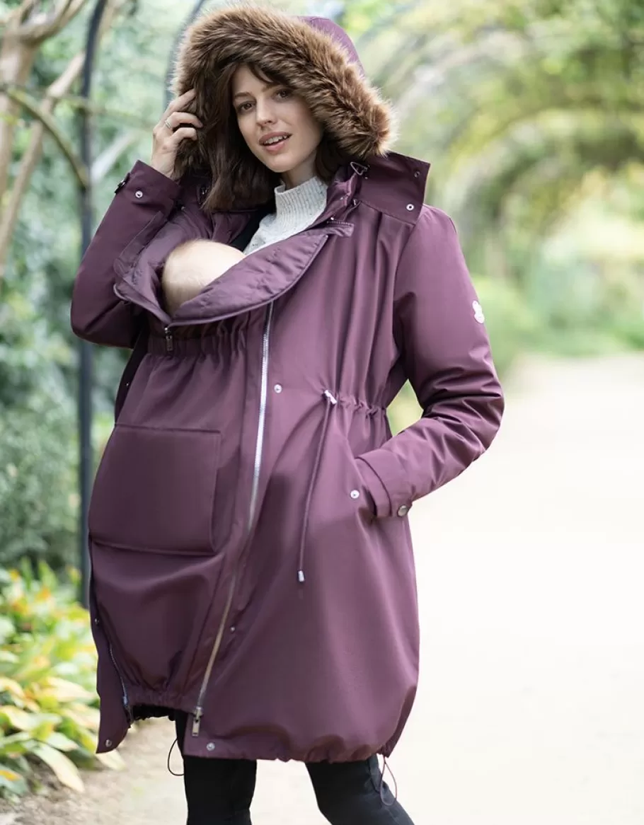 New Seraphine Abrigo 6-En-1 De Alta Calidad Con Forro De Plumon Extraible