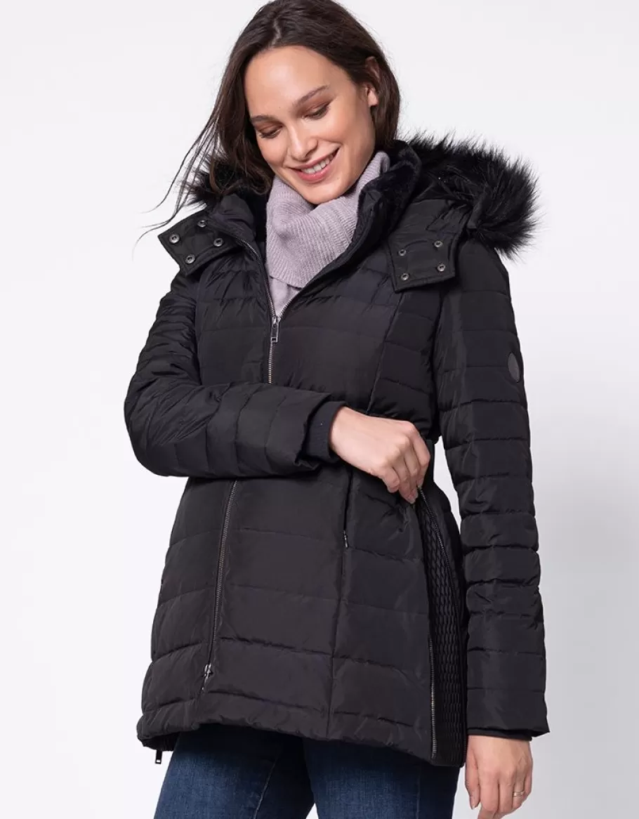Flash Sale Seraphine Abrigo Corto Premama De Plumon 3 En 1
