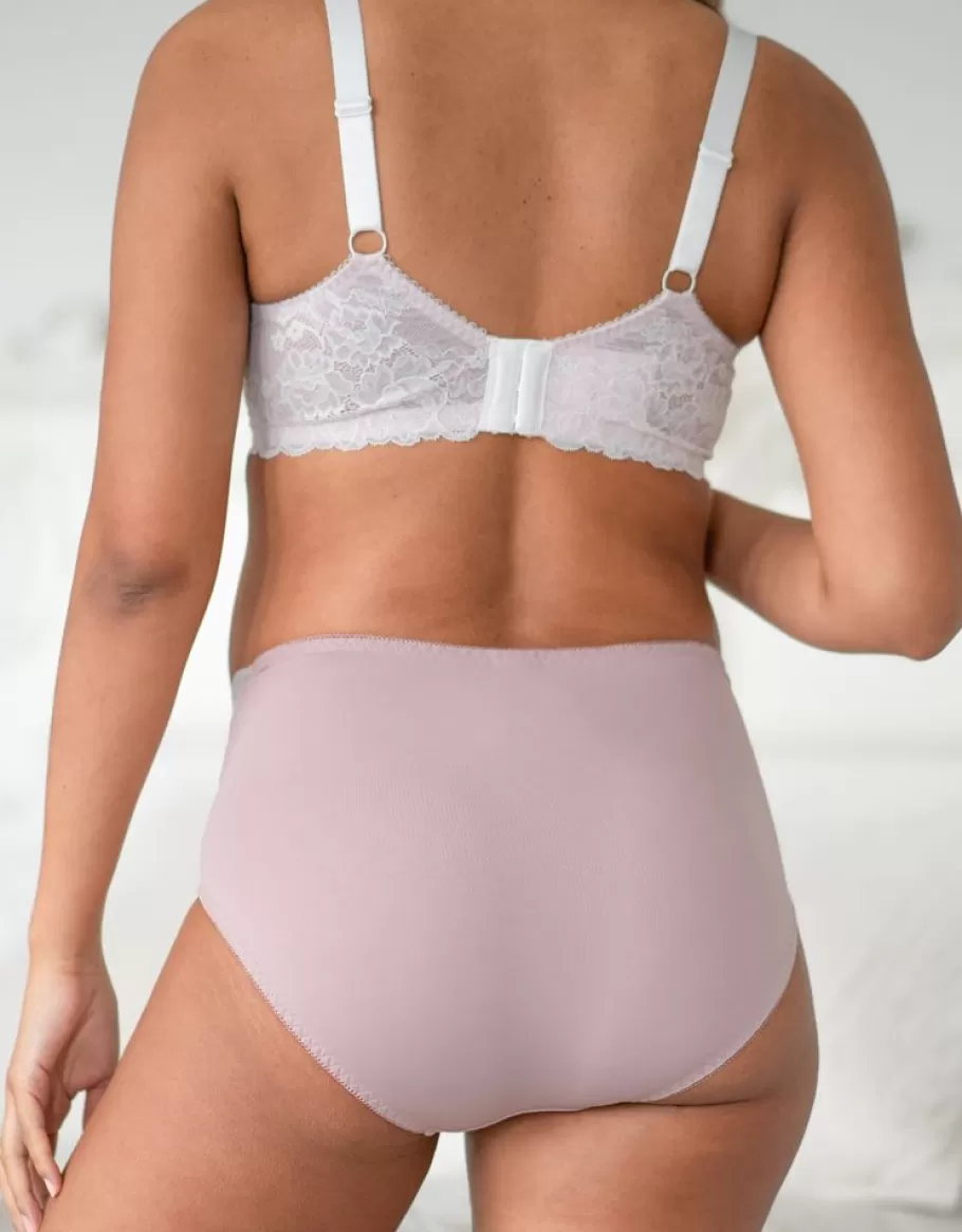 New Seraphine Braguitas Premama De Media Barriga Con Encaje En Contraste Moca Y Crema