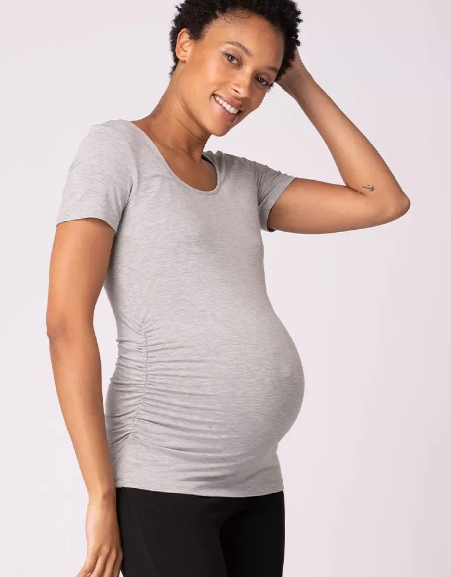 Flash Sale Seraphine Camisetas Basicas Premama Y Lactancia Azul Marino Y Gris - Pack De 2