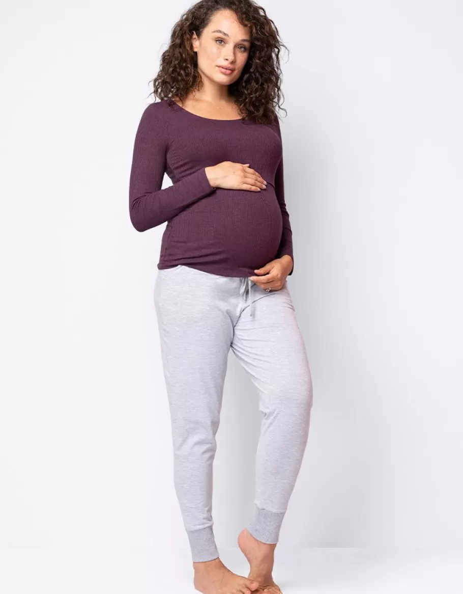 Store Seraphine Camisetas Premama Y Lactancia Acanaladas De Algodon- Pack De 2
