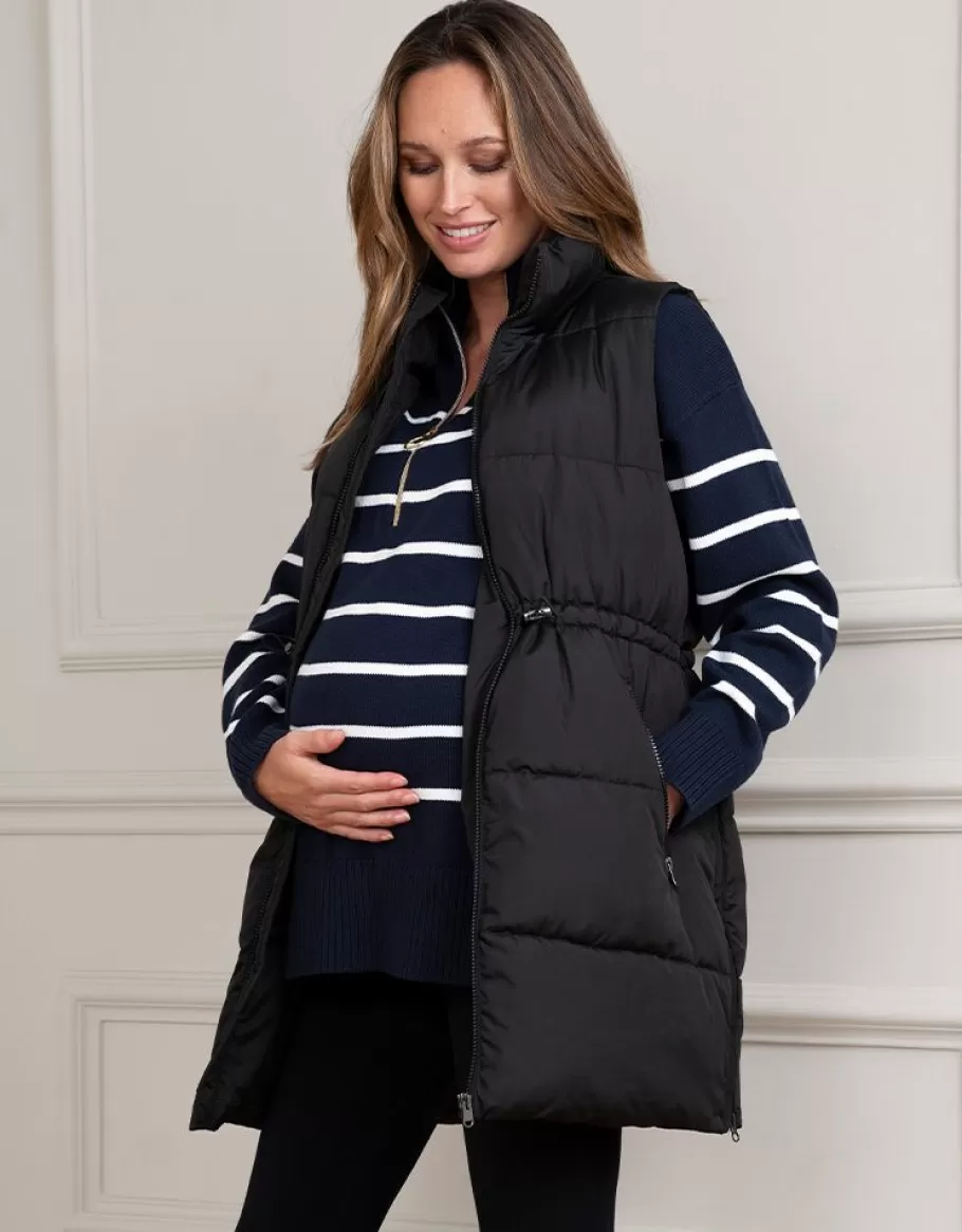 Discount Seraphine Chaleco De Premama Y Porteo 3 En 1 Negro