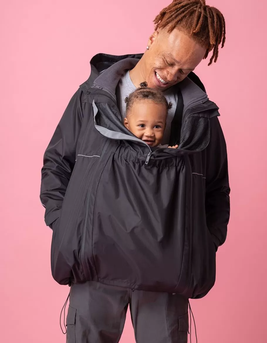 Outlet Seraphine Chaqueta Impermeable 6 En 1 Para Hombre Con Funda Para Bebe