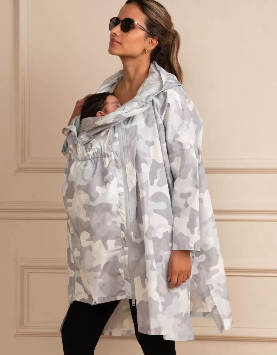Cheap Seraphine Chaqueta Plegable Impermeable 3 En 1 De Maternidad A Porteo - Camuflaje Gris