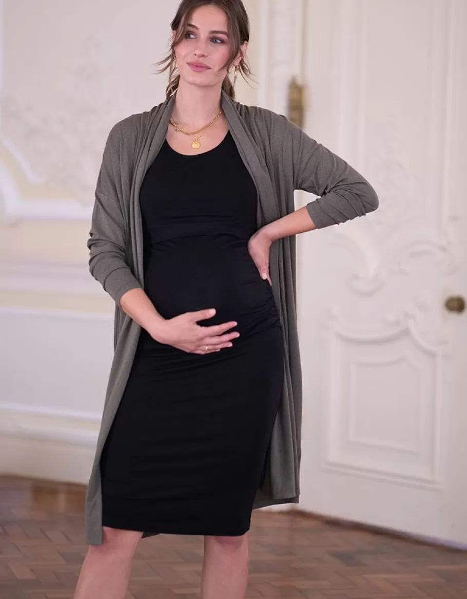 Sale Seraphine Conjunto De 2 Piezas Con Vestido Premama Y De Lactancia En Color Negro