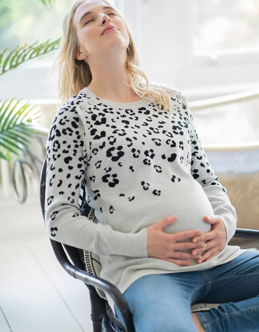 Outlet Seraphine Jersey Premama Y De Lactancia Con Estampado Sensorial Para El Bebe