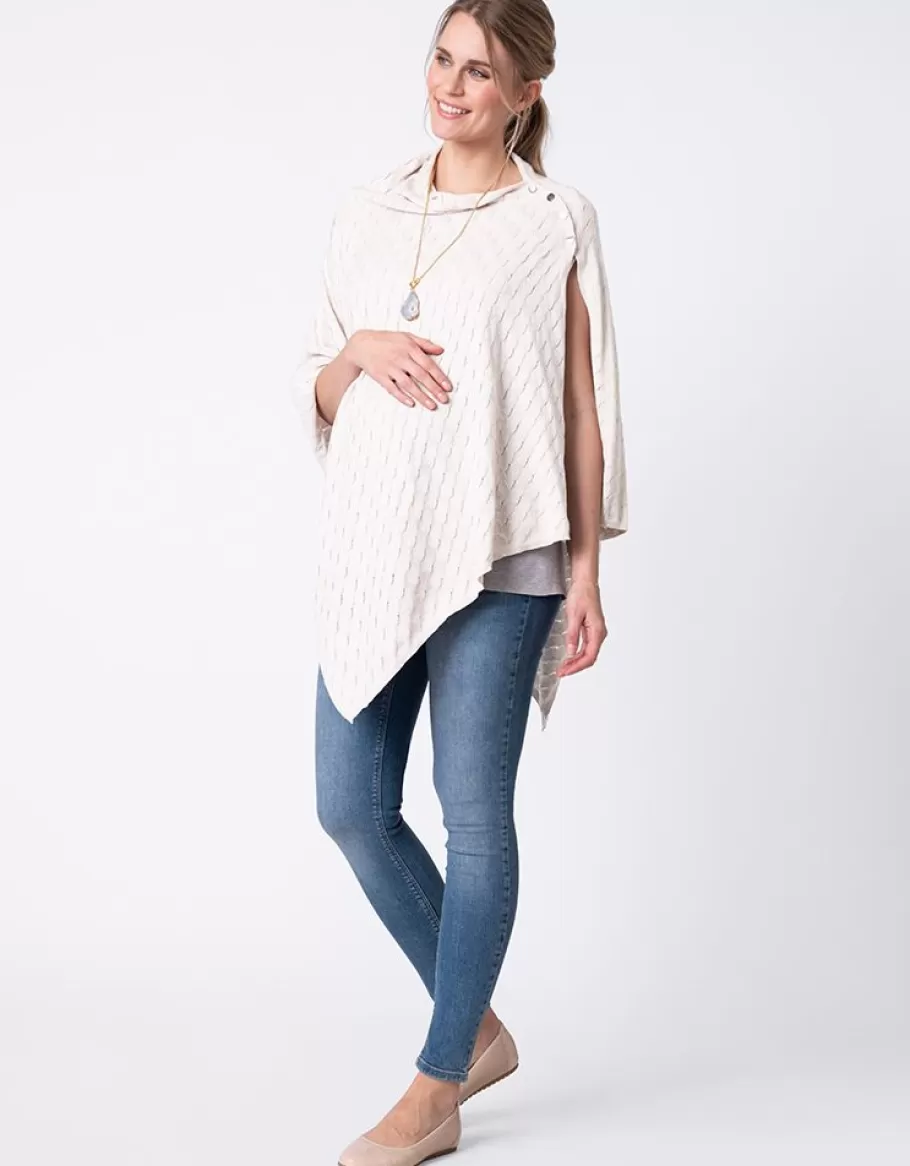 Cheap Seraphine Manton De Lactancia De Punto Celular Color Crema