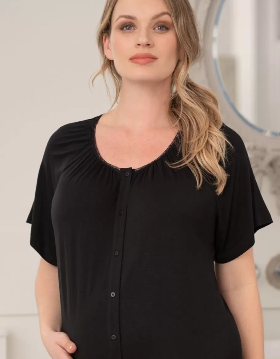 Best Sale Seraphine Pack De Dos Camisones Premama Con Cierre De Botones De La Coleccion Curve