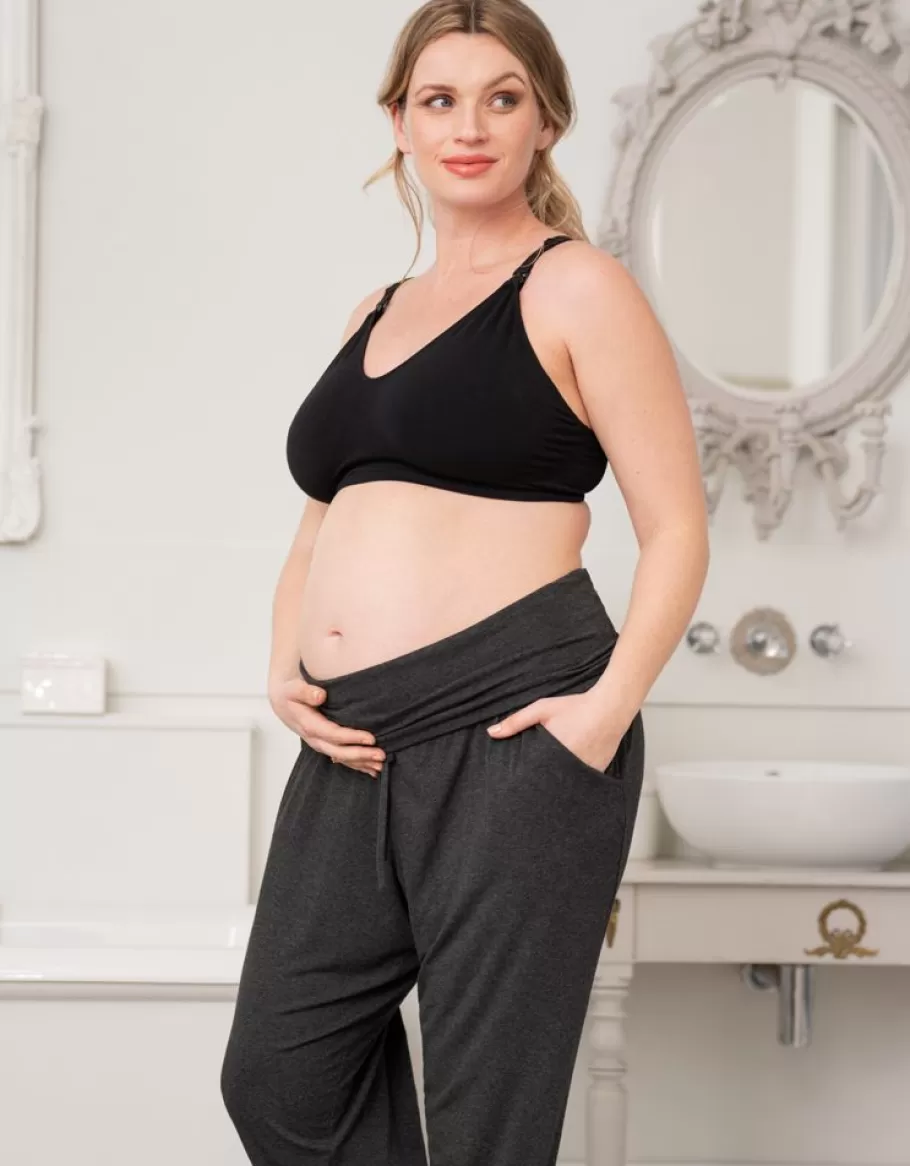 Shop Seraphine Pack De Dos Pantalones Premama Para Estar Por Casa De La Coleccion Curve