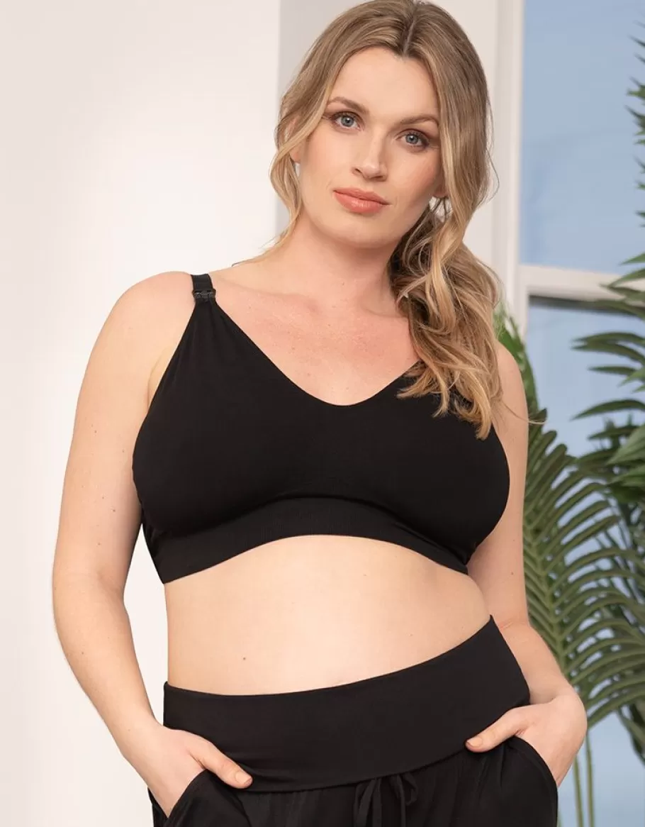 Flash Sale Seraphine Pack De Dos Sujetadores De Lactancia En Fibra De Bambu De Color Negro De La Coleccion Curve