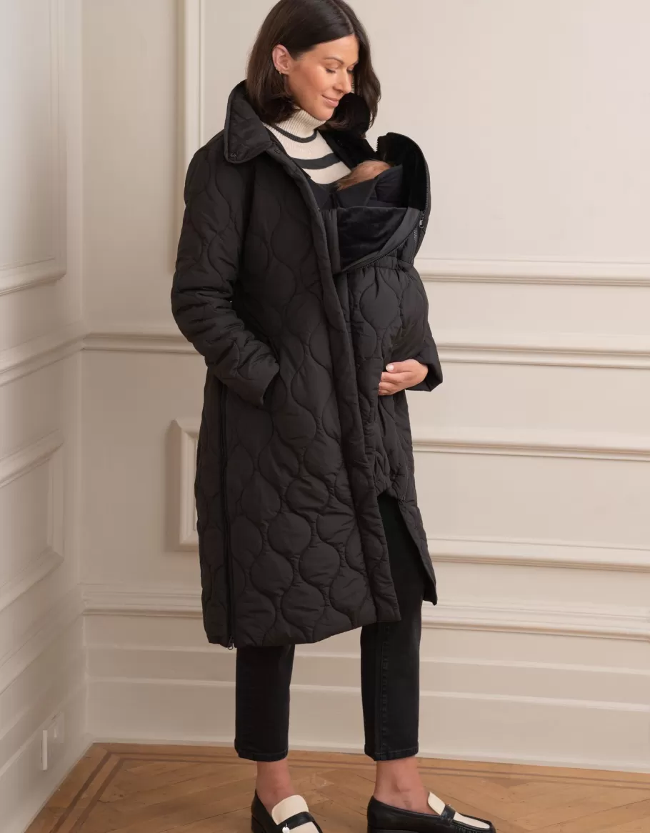 Shop Seraphine Parka Acolchada De Premama Y Porteo 3 En 1