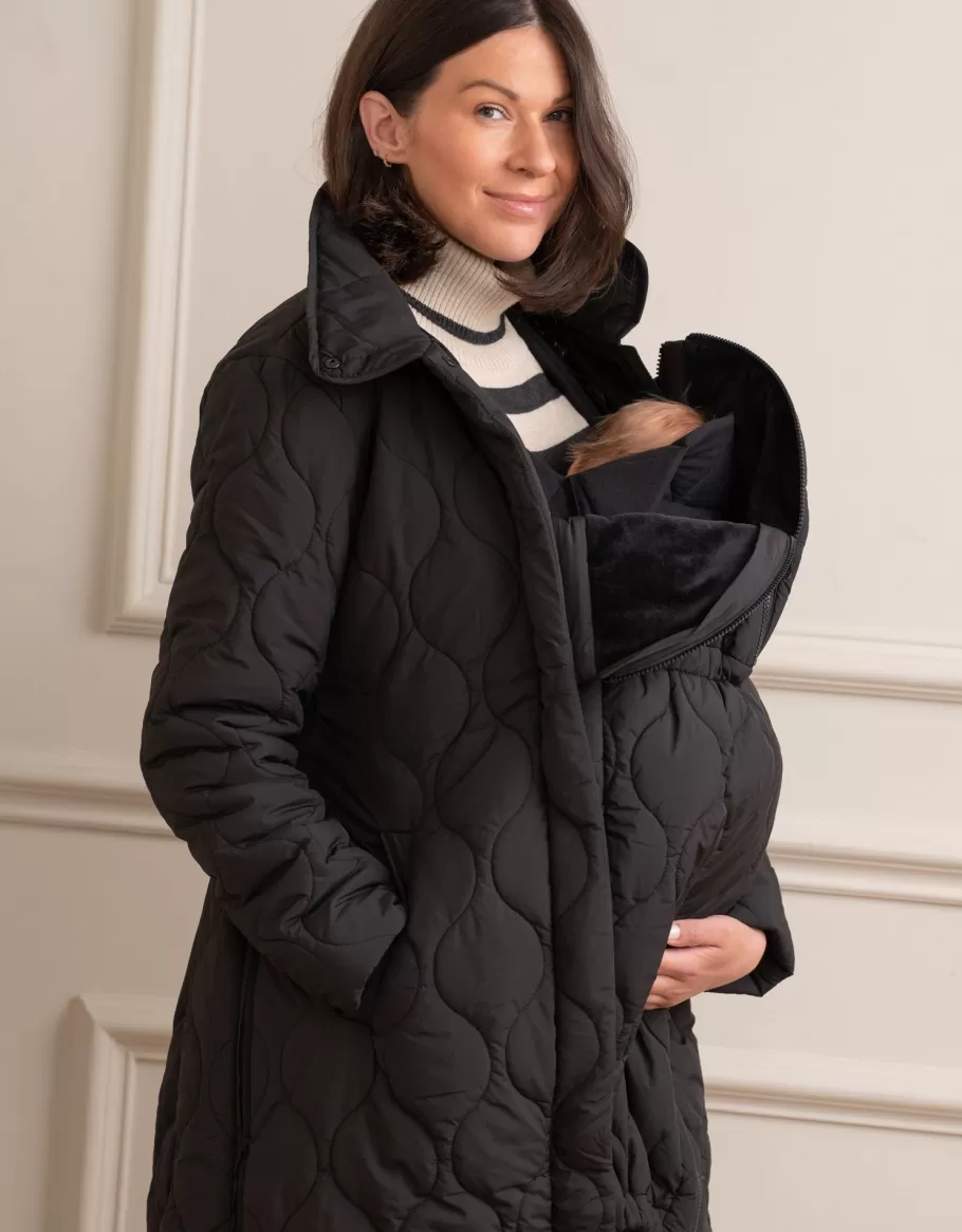 Shop Seraphine Parka Acolchada De Premama Y Porteo 3 En 1