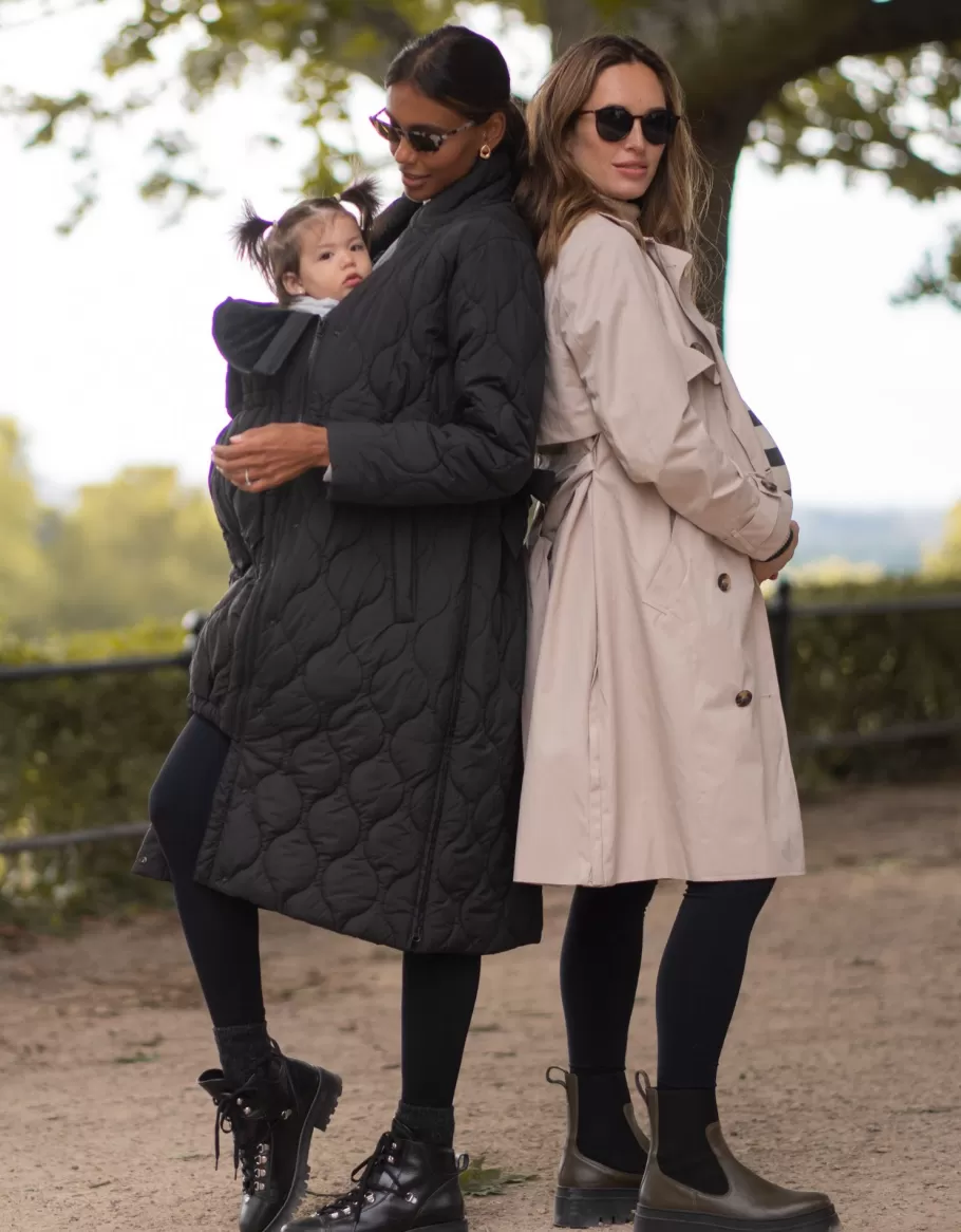 Shop Seraphine Parka Acolchada De Premama Y Porteo 3 En 1