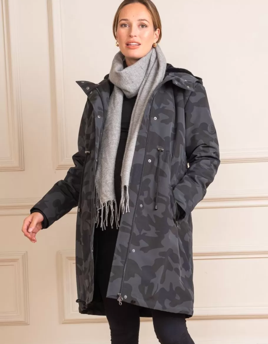 Best Seraphine Parka De Premama Y Porteo 3 En 1 De Camuflaje