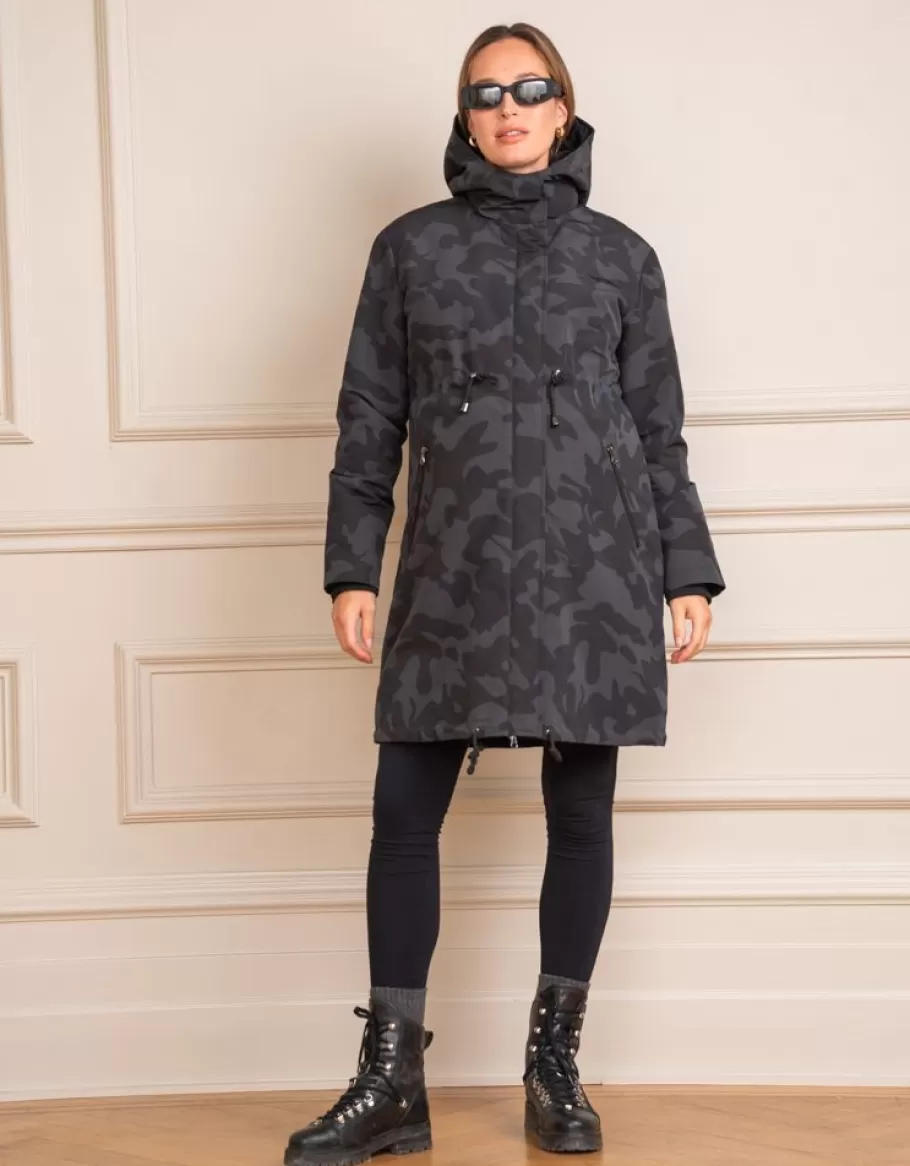 Best Seraphine Parka De Premama Y Porteo 3 En 1 De Camuflaje