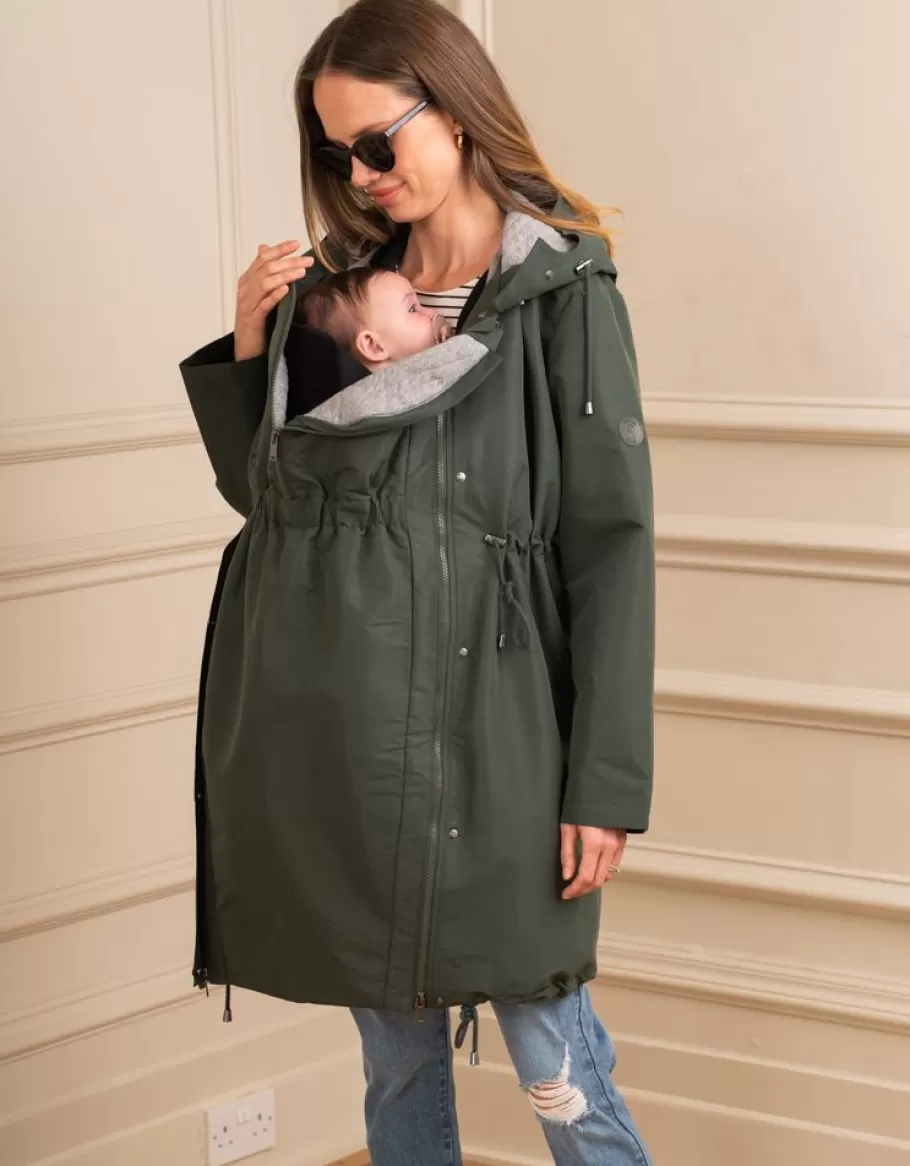 Outlet Seraphine Parka De Premama Y Porteo 4 En 1 Caqui