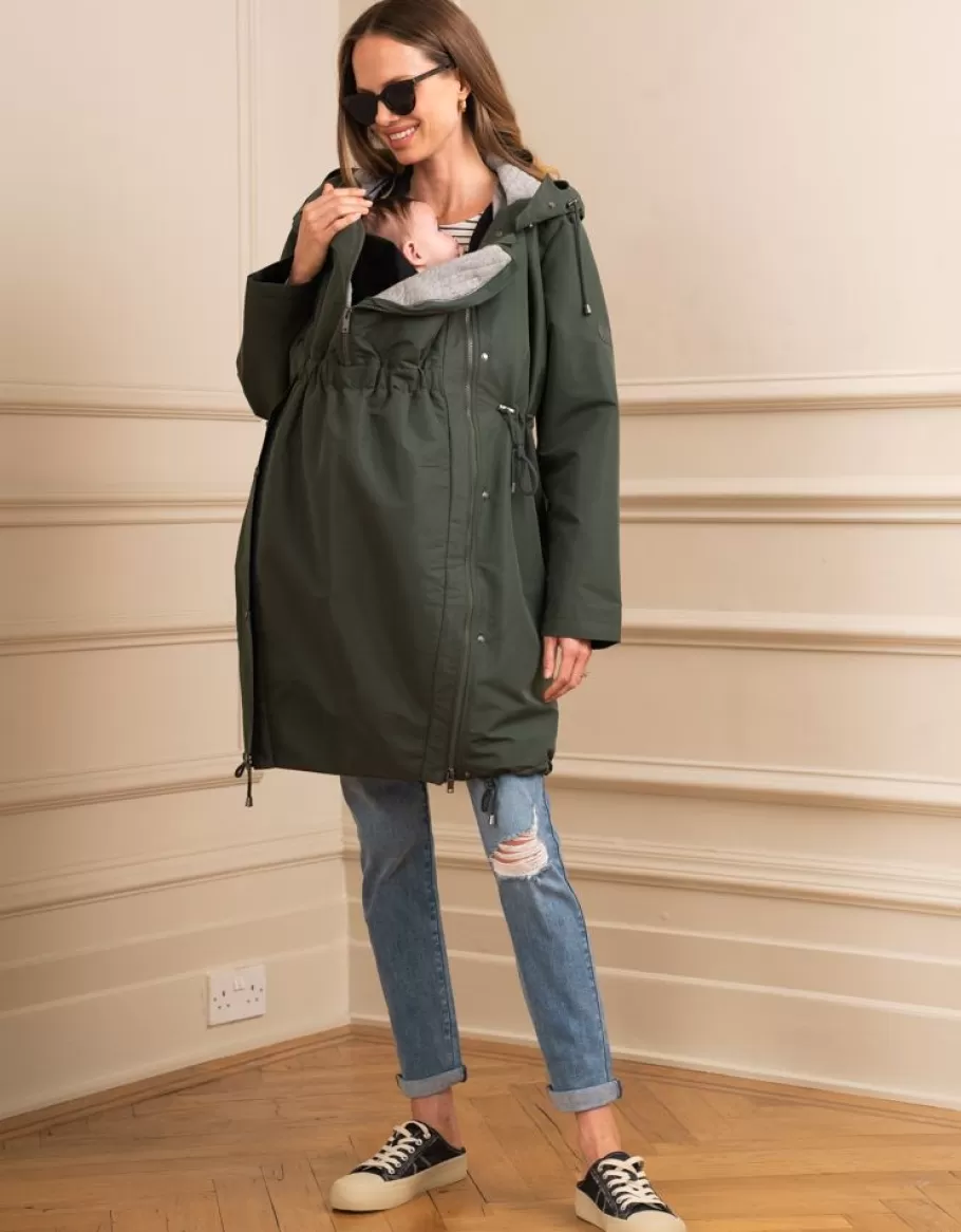 Outlet Seraphine Parka De Premama Y Porteo 4 En 1 Caqui