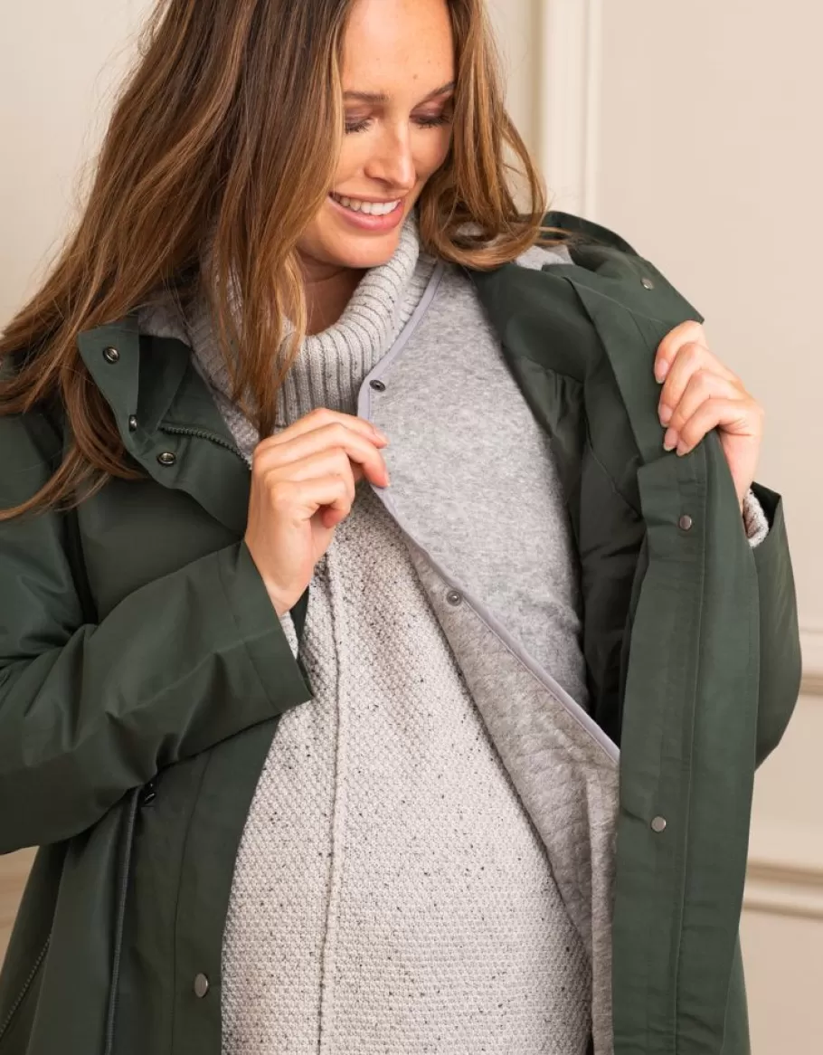 Outlet Seraphine Parka De Premama Y Porteo 4 En 1 Caqui