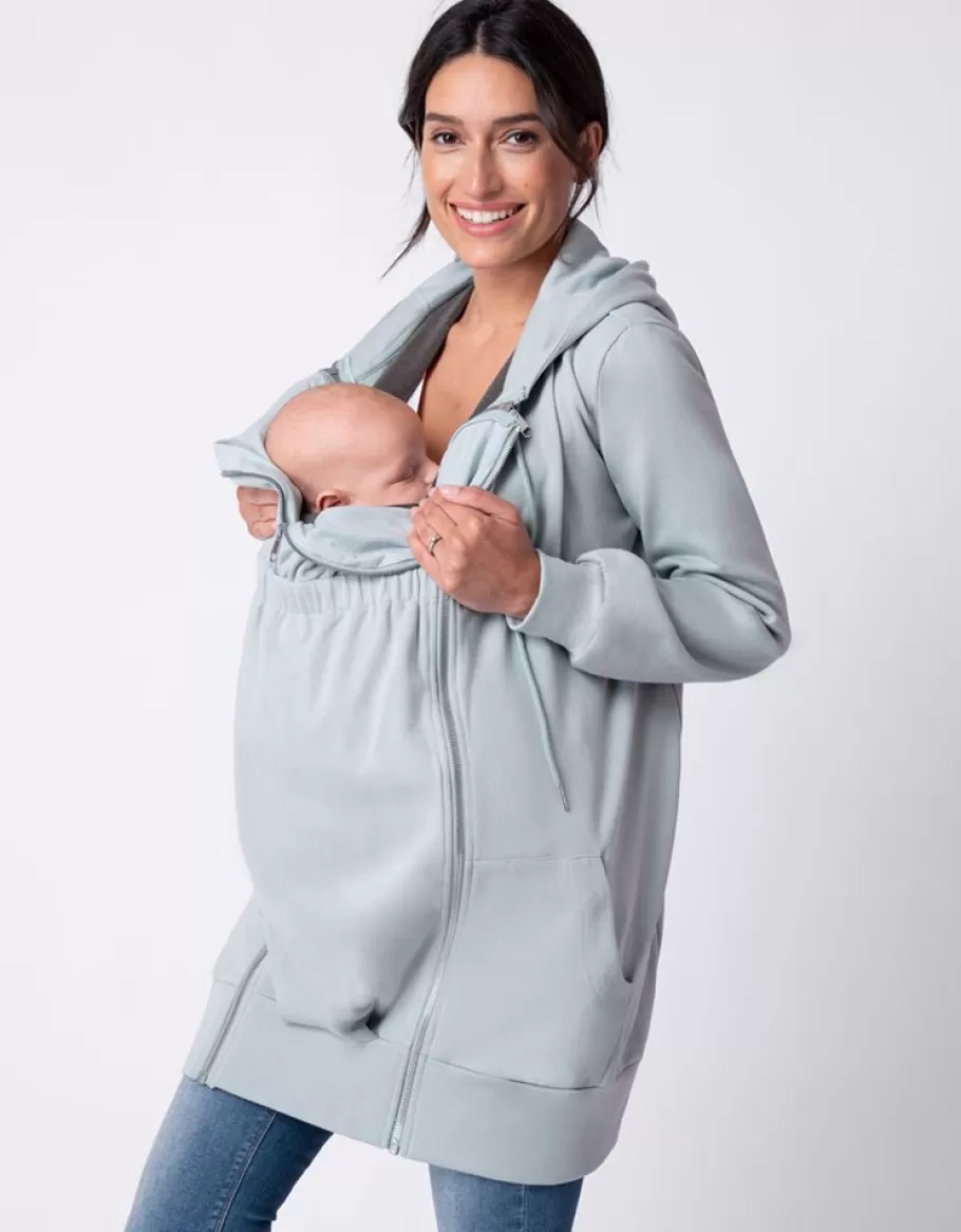 Flash Sale Seraphine Sudadera 3 En 1 Premama A Porteo - Verde Salvia |