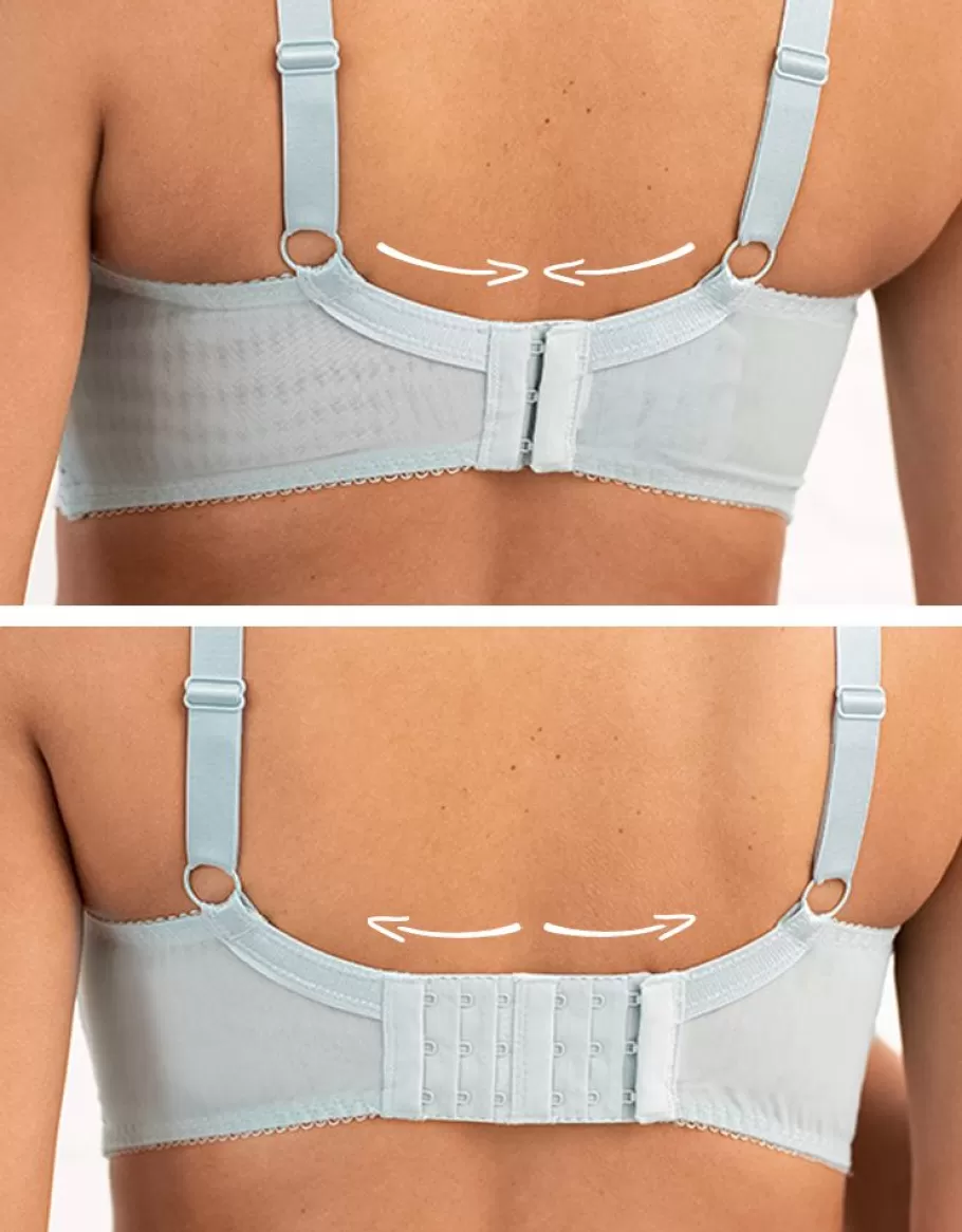 Shop Seraphine Sujetador Premama De Maternidad A Lactancia Con Encaje Azul Claro