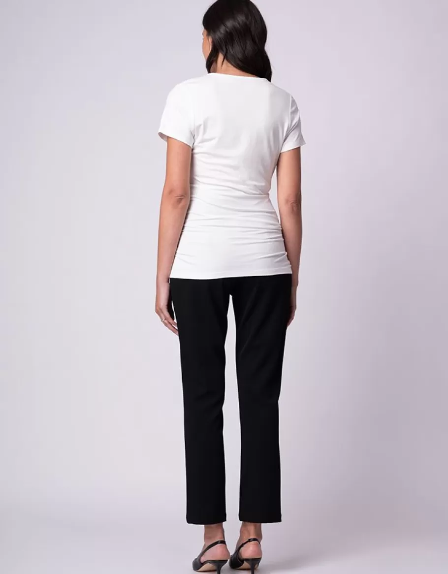 Sale Seraphine Tops Premama Y Lactancia Cruzados - Pack De Dos En Blanco Y Negro