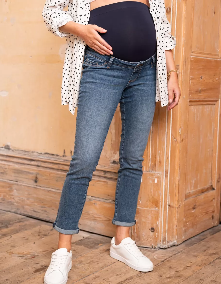 Discount Seraphine Vaqueros De Premama Organicos Con Corte Boyfriend Slim