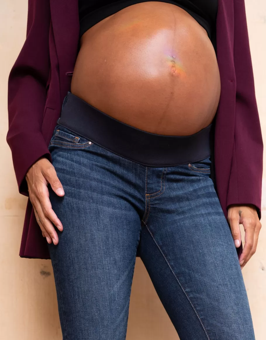 Best Seraphine Vaqueros De Premama Skinny Por Debajo Del Viente Organicos