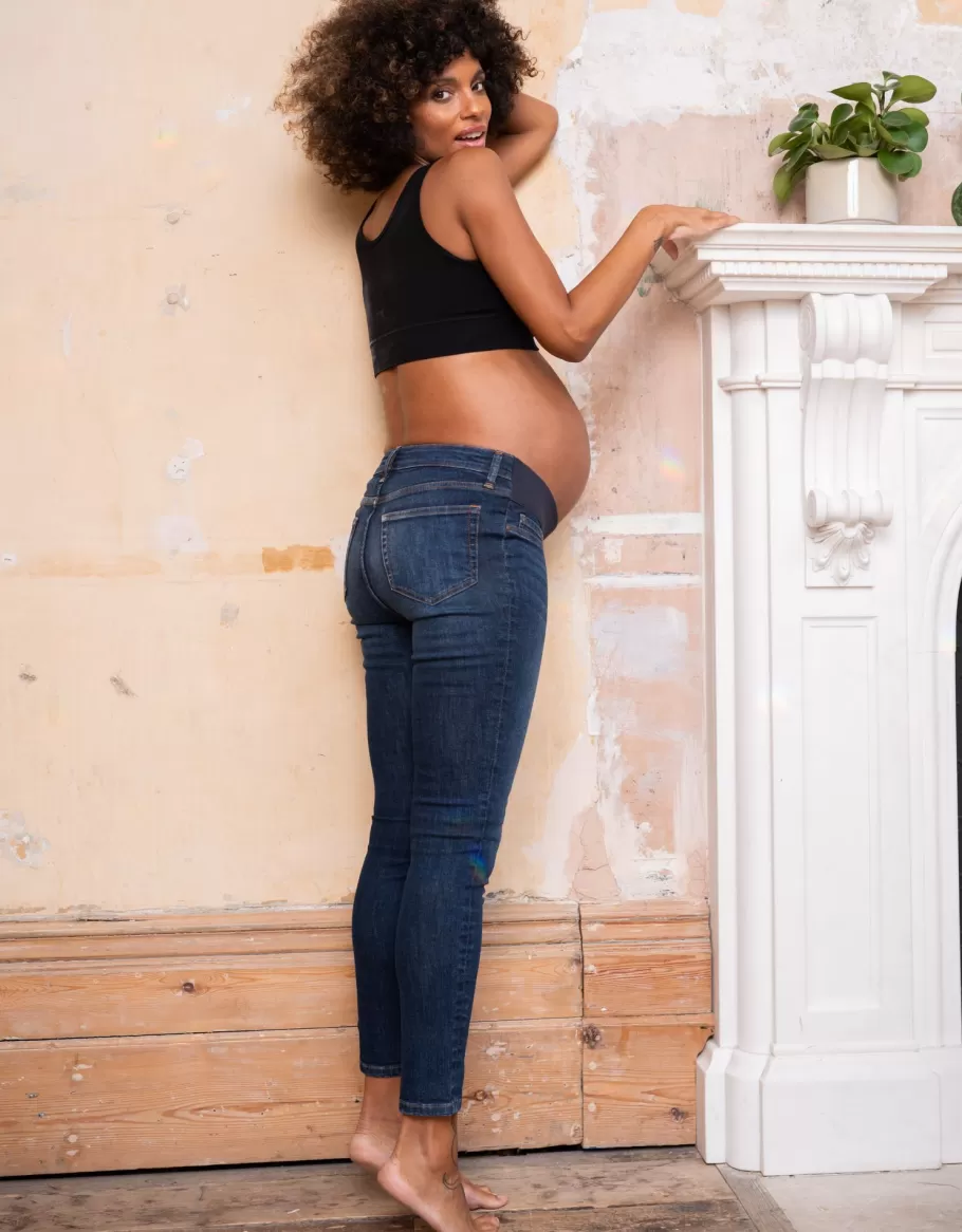 Best Seraphine Vaqueros De Premama Skinny Por Debajo Del Viente Organicos