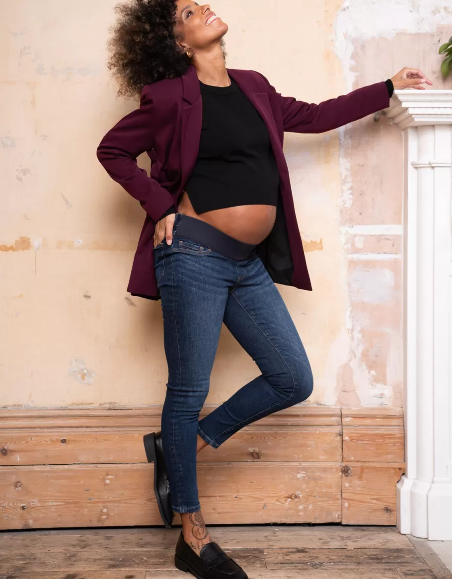 Best Seraphine Vaqueros De Premama Skinny Por Debajo Del Viente Organicos