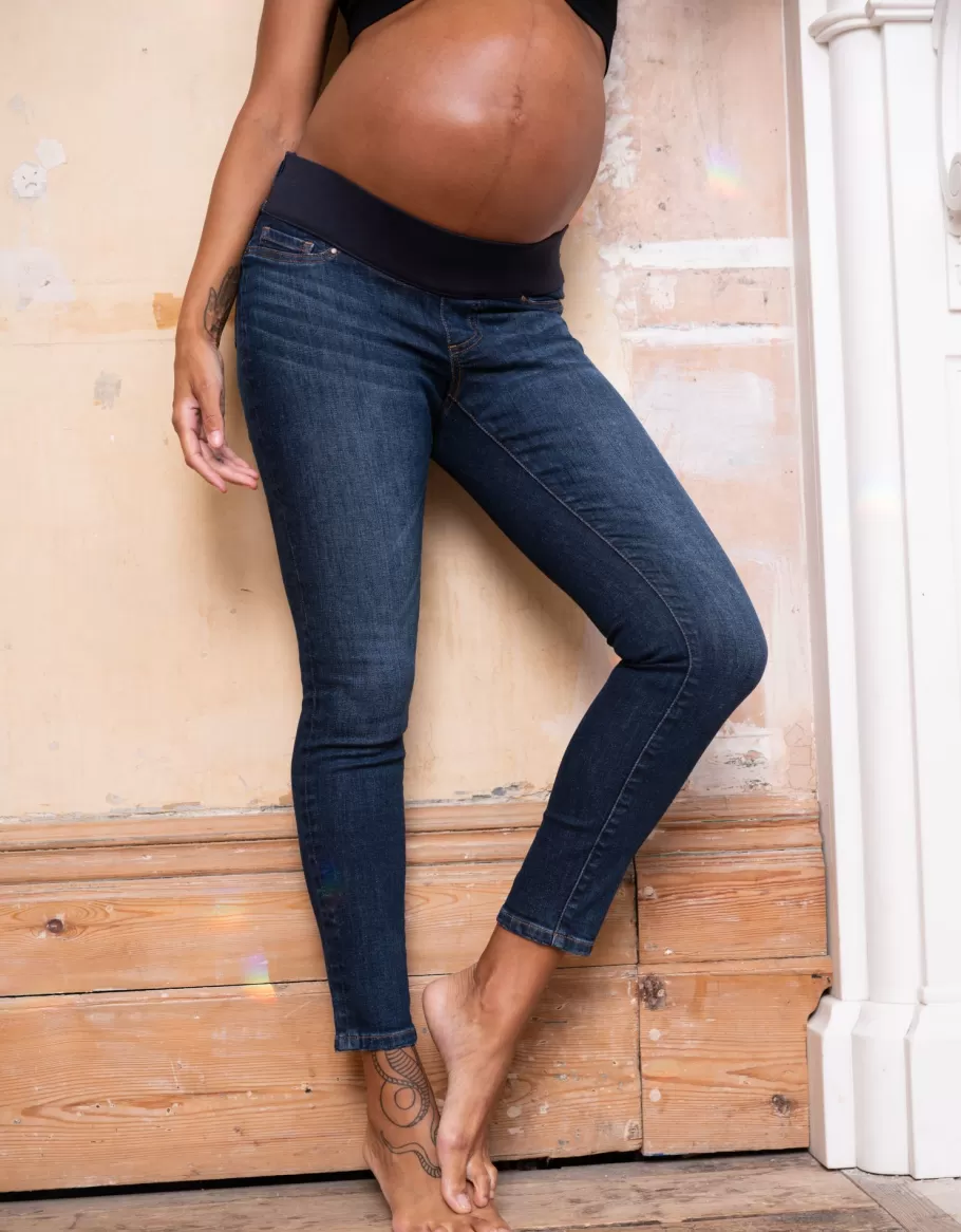 Best Seraphine Vaqueros De Premama Skinny Por Debajo Del Viente Organicos