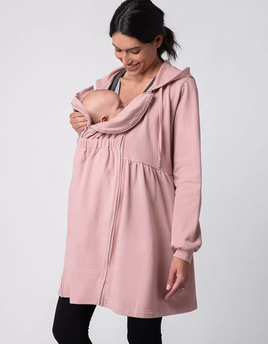 Cheap Seraphine Vestido Con Capucha 3 En 1 De Maternidad A Porteo Rosa Oscuro
