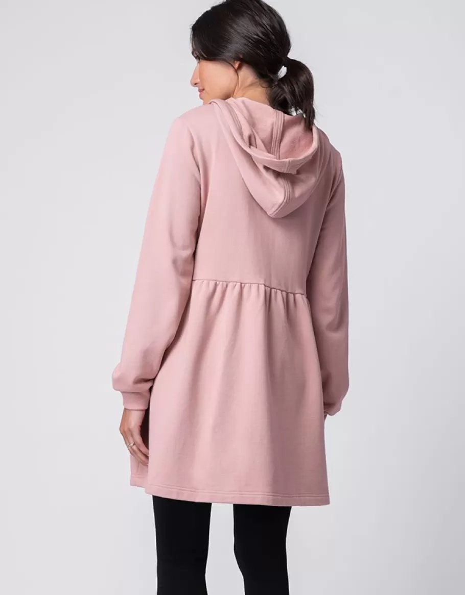 Cheap Seraphine Vestido Con Capucha 3 En 1 De Maternidad A Porteo Rosa Oscuro