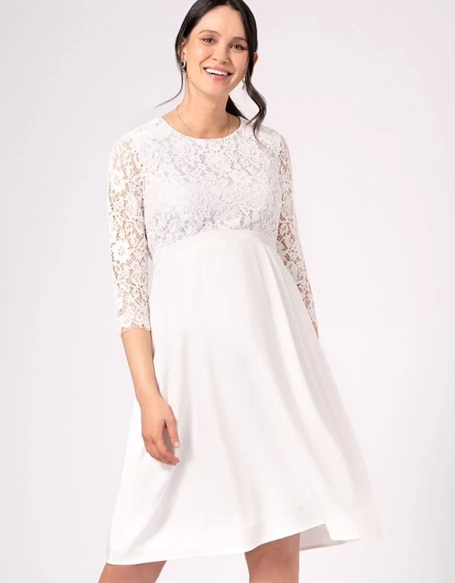 Store Seraphine Vestido De Novia Premama Y De Lactancia Con Encaje En Color Marfil
