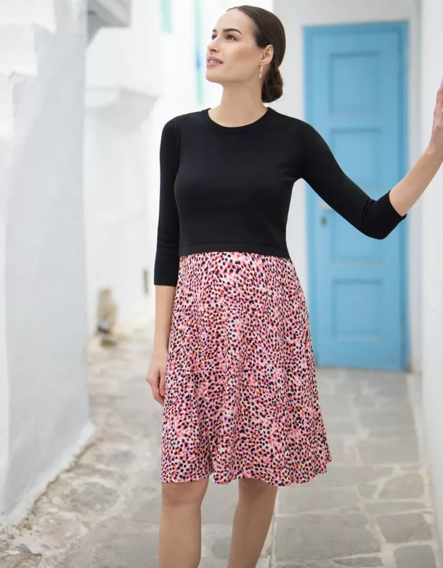 Clearance Seraphine Vestido Estampado Premama Y De Lactancia Con Top De Punto