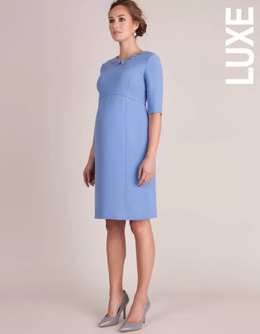 Hot Seraphine Vestido Premama Juliet Con Cuello De Crochet Por