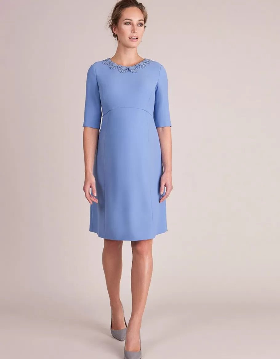 Hot Seraphine Vestido Premama Juliet Con Cuello De Crochet Por