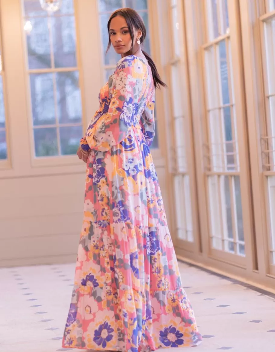 Best Sale Seraphine Vestido Premama Y Lactancia Boho Vintage Floral Maxi