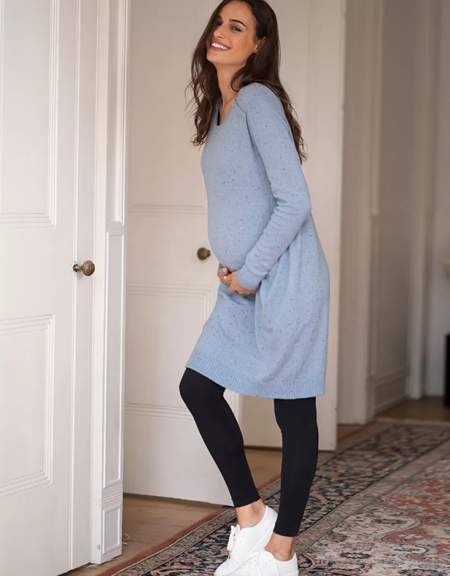 Cheap Seraphine Vestido Tipo Jersey Premama Y De Lactancia En Mezcla De Algodon En Color Azul Bebe